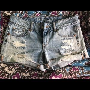 American Eagle Outfitters Ripped Jean Shorts